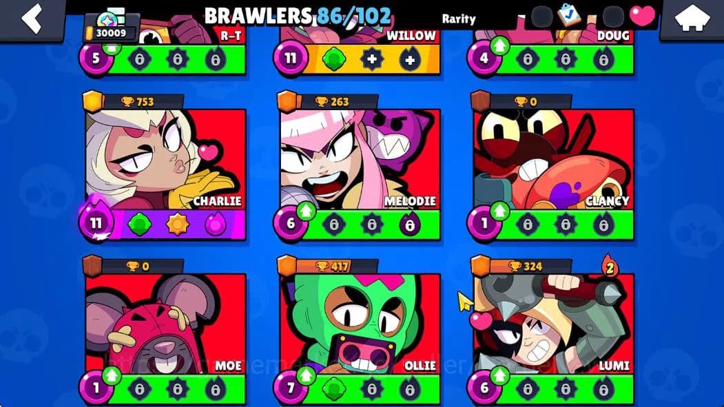 Brawl Stars Accounts 30K Trophy|15K Bling+217 Gem|86 Brawler 18 Max 2 U image 13