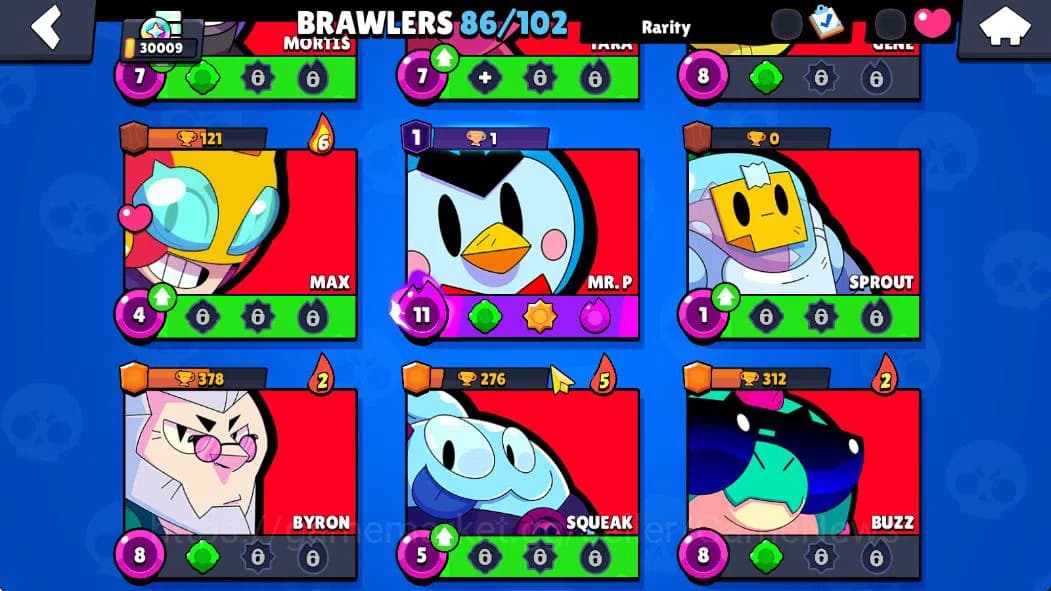 Brawl Stars Accounts 30K Trophy|15K Bling+217 Gem|86 Brawler 18 Max 2 U image 15
