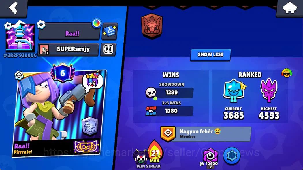 Brawl Stars Accounts 30K Trophy|15K Bling+217 Gem|86 Brawler 18 Max 2 U image 3