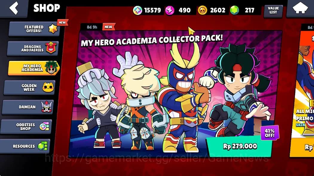 Brawl Stars Accounts 30K Trophy|15K Bling+217 Gem|86 Brawler 18 Max 2 U image 6
