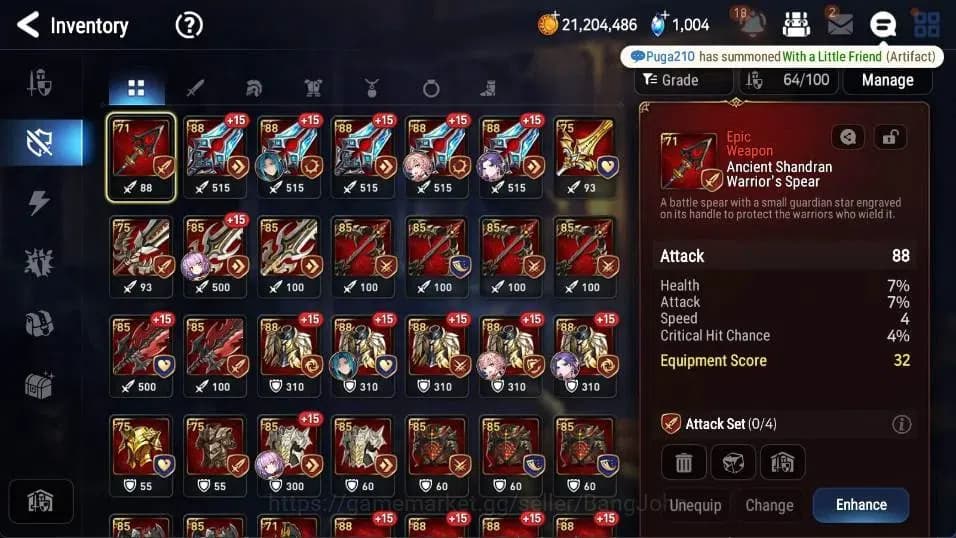 Epic Seven Accounts Global | 3 ML(Lionheart Cermia,A Yufine,BW Iseria) image 10