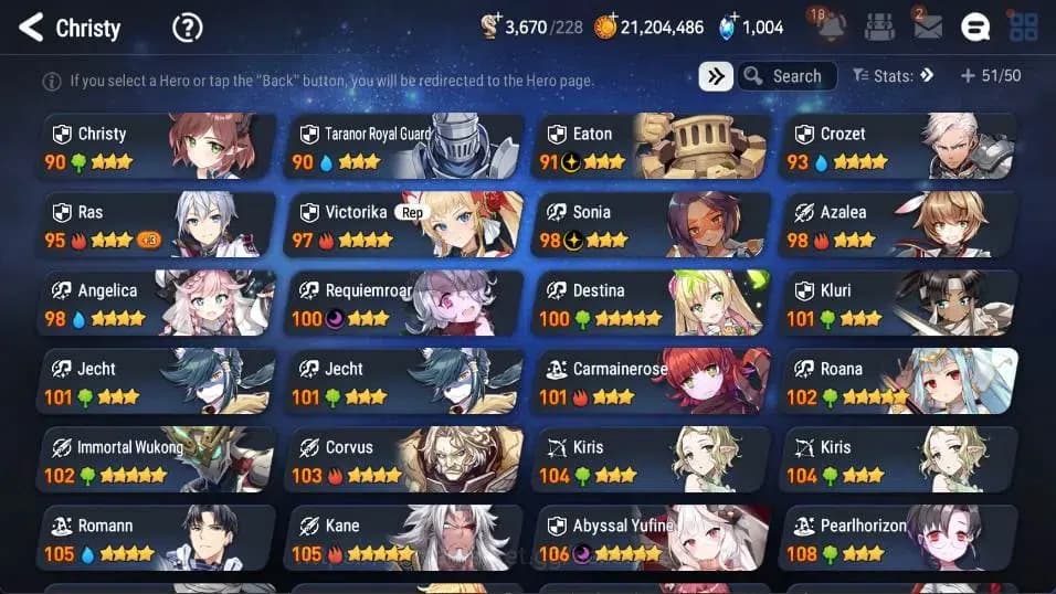 Epic Seven Accounts Global | 3 ML(Lionheart Cermia,A Yufine,BW Iseria) image 8