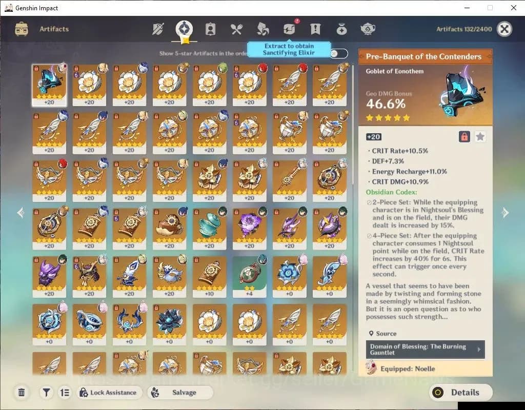 Genshin Impact Accounts ASIA|AR 52|3Limited +3(*5Weapon)|Xiao+Sign,Neuvill image 5