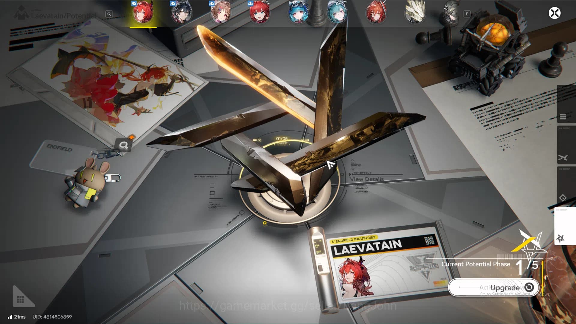 Arknights: Endfield Accounts Mid Game | ASIA | Laevatain P1 + Sign | ardelia | image 3