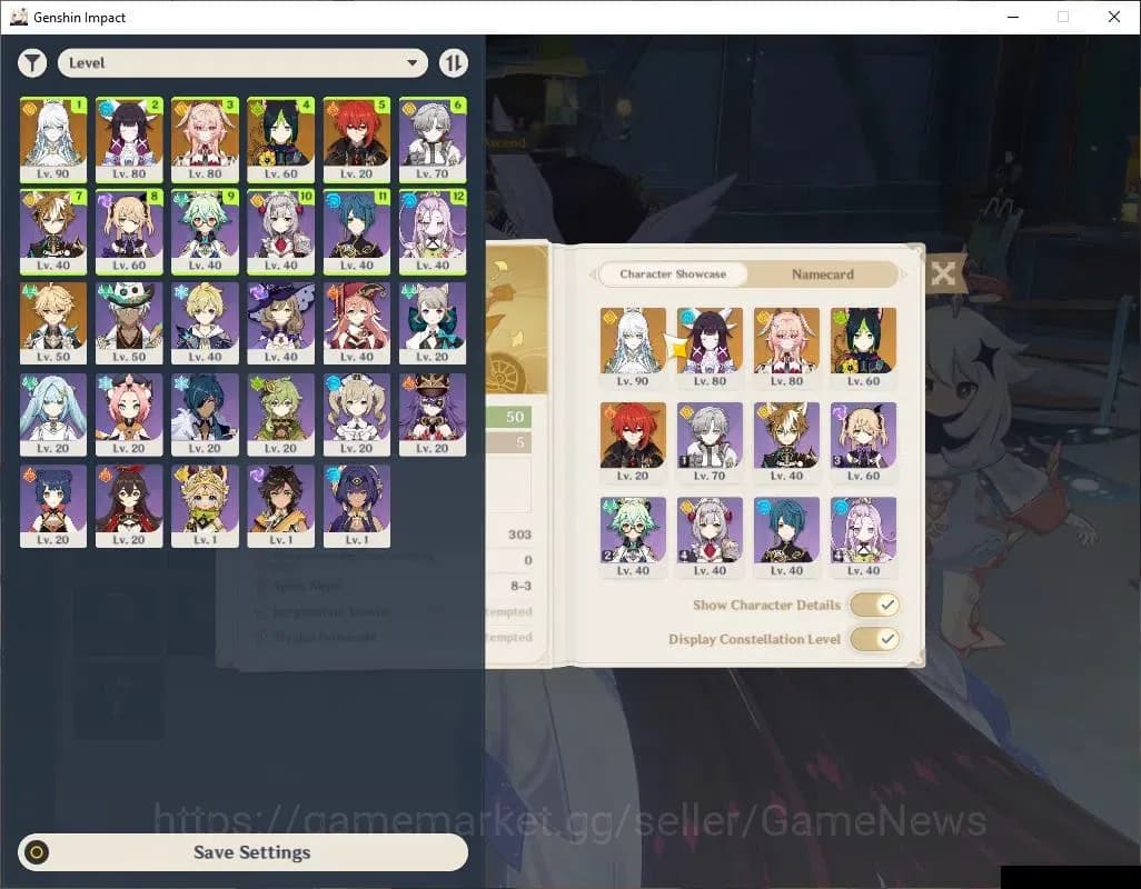 Genshin Impact Accounts ASIA|AR 40|1 Limited+12(*4Character)| Lauma [Mona, image 1