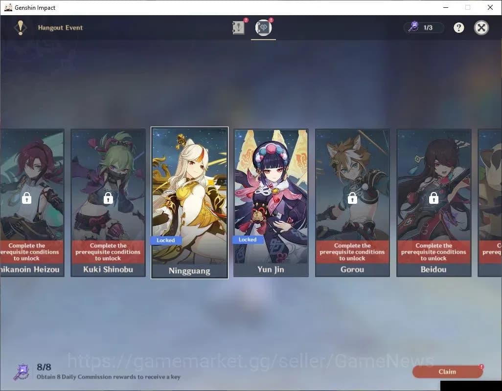 Genshin Impact Accounts ASIA|AR 40|1 Limited+12(*4Character)| Lauma [Mona, image 13