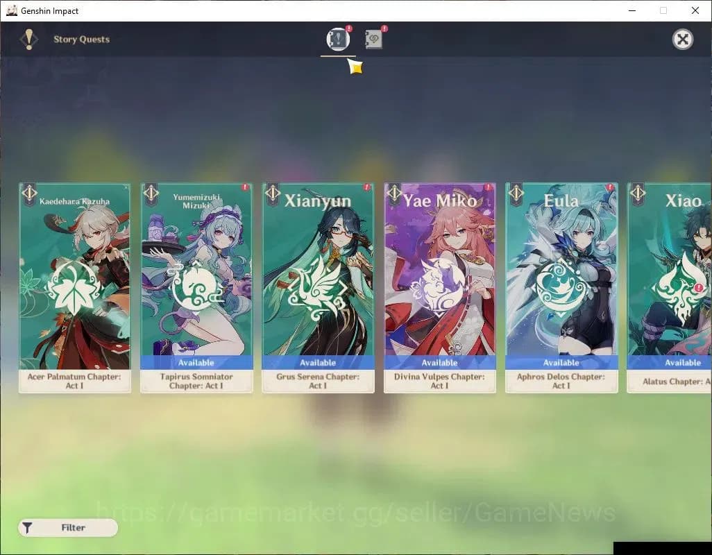 Genshin Impact Accounts Asia|AR 51|5 Limit +4(*5WEP)|Hutao+Sign,Zibai,YaeM image 12