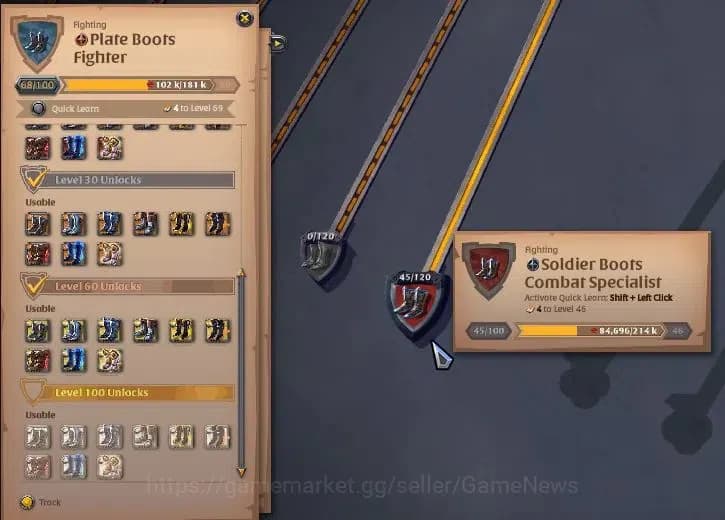 Albion Online Accounts ASIA | 2,18M Total Fame - 5,24M Silver | T8 Ore Mi image 8