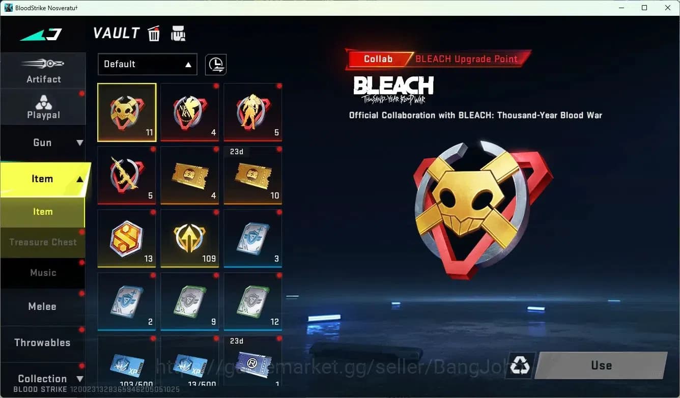 Blood Strike Accounts ASIA | 10 Legendary Skins | 2 Ultra Skins | Collab image 15