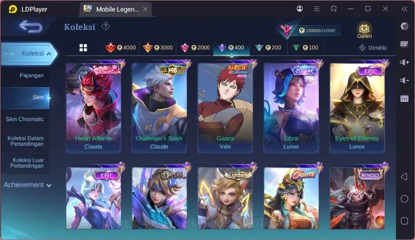 Mobile Legends: Bang Bang Accounts GLOBAL|Hero 132|Skin 418|Lgn Lunox,Sanrio CLaude,M image 12