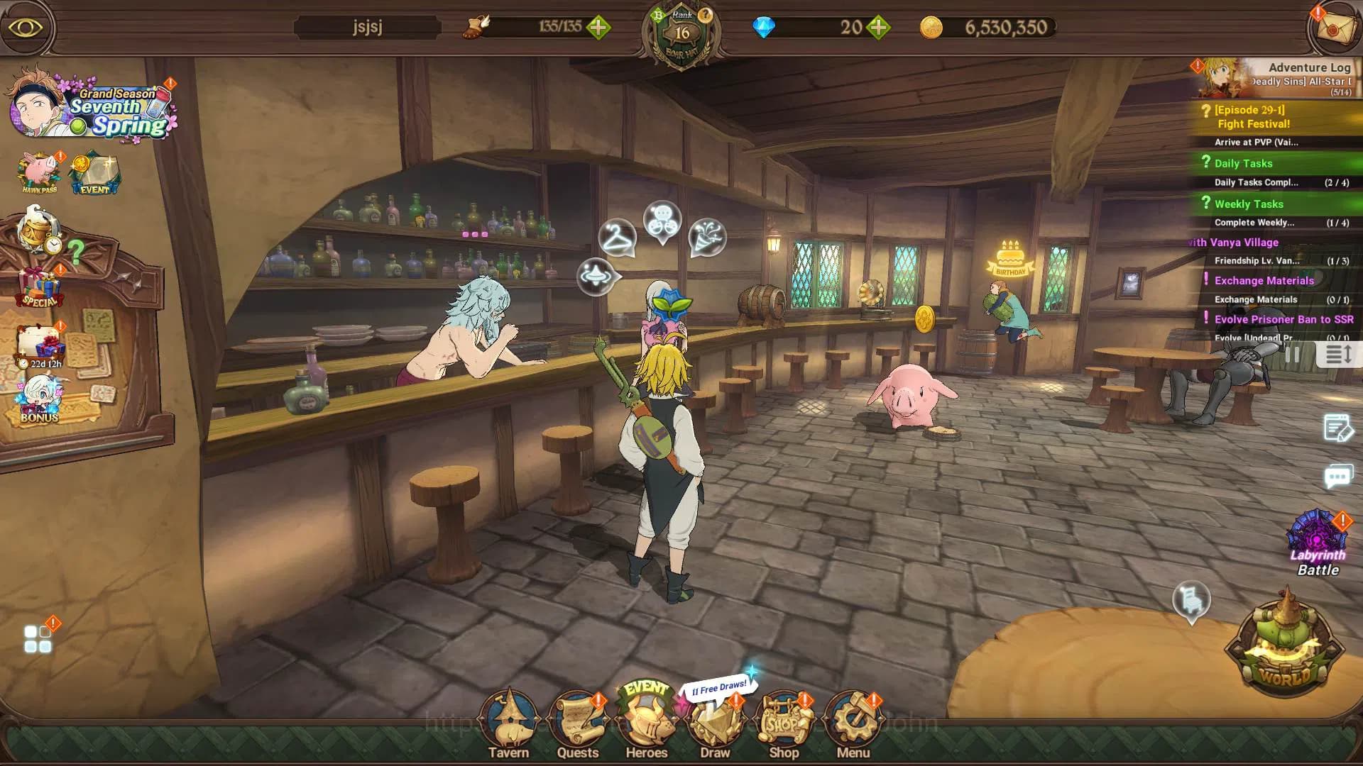 The Seven Deadly Sins: Grand Cross Accounts GLOBAL|301k CC|UR Meresca,KDiane,Sabunak3/6,DKMeli image 1