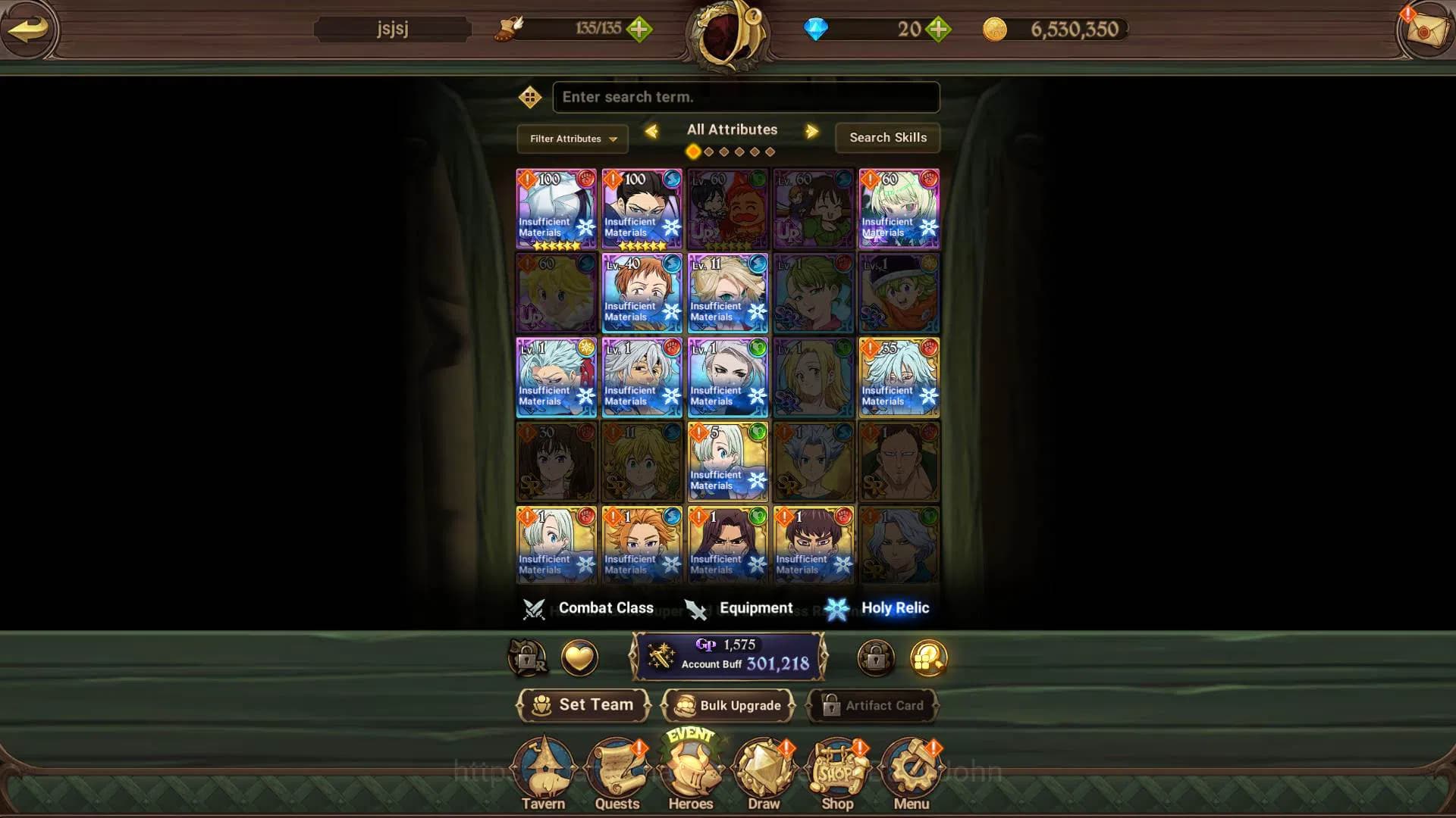 The Seven Deadly Sins: Grand Cross Accounts GLOBAL|301k CC|UR Meresca,KDiane,Sabunak3/6,DKMeli image 8
