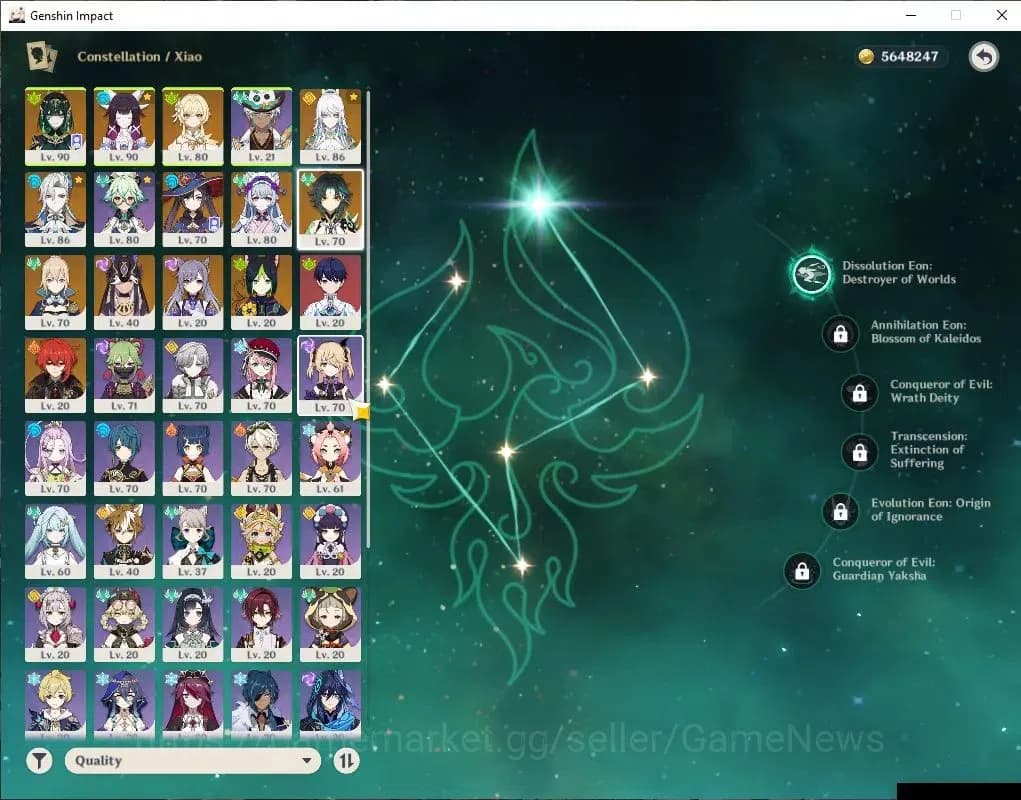 Genshin Impact Accounts ASIA |AR 56|6 Limited+3(*5Weapon)|NeuvilletC1+Sign image 5