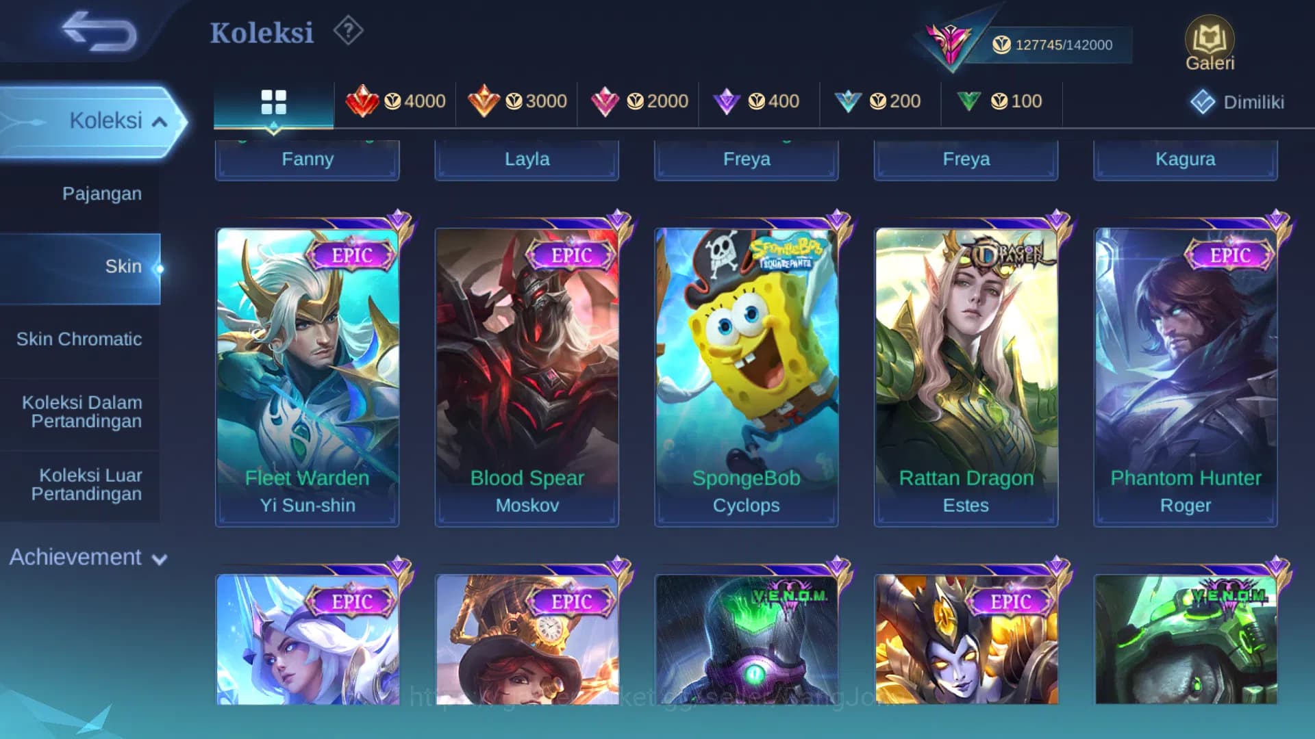 Mobile Legends: Bang Bang Accounts Hero 131|Skin 377|Legend Johnson|Aspirants Change| image 13