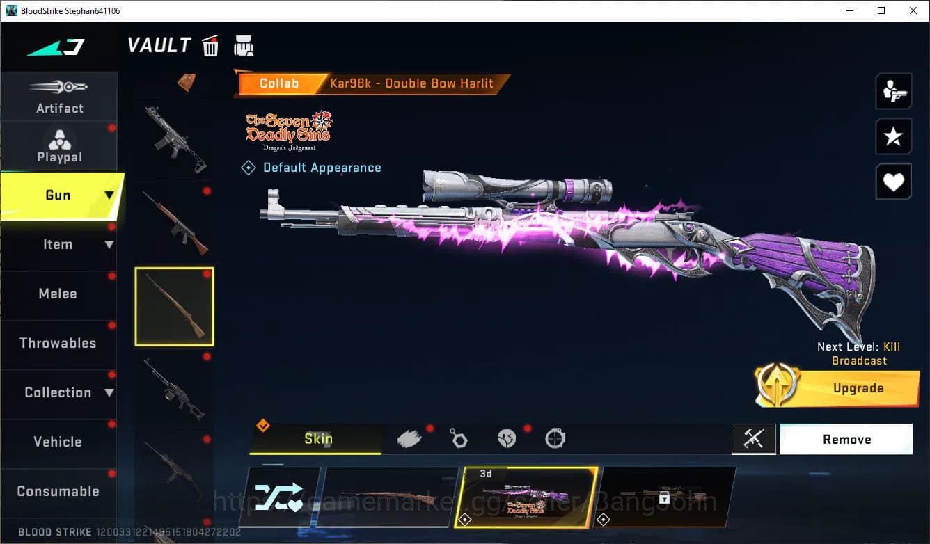 Blood Strike Accounts ASIA|COLLAB=KAR98K|ULTRA=M700,MCX,MORE DETAIL CEK image 4