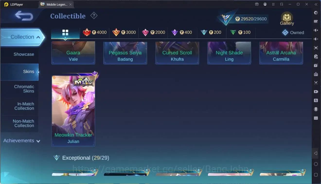 Mobile Legends: Bang Bang Accounts Global|Hero 87 Skin 150|Expert|Naruto Vale|Saint S image 11