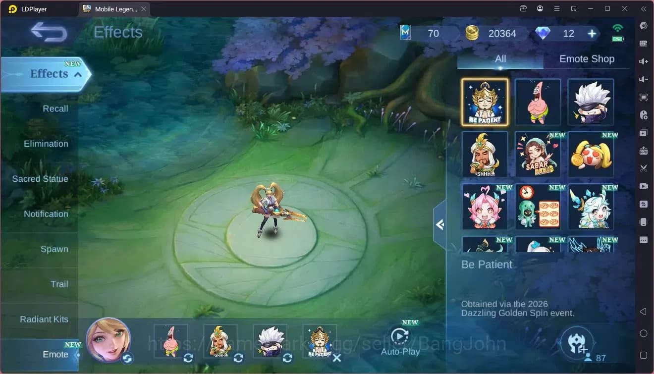 Mobile Legends: Bang Bang Accounts Global|Hero 87 Skin 150|Expert|Naruto Vale|Saint S image 16