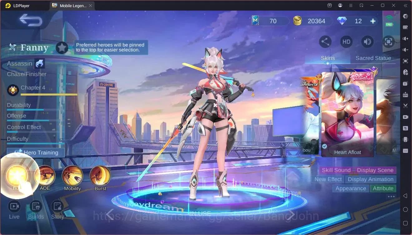 Mobile Legends: Bang Bang Accounts Global|Hero 87 Skin 150|Expert|Naruto Vale|Saint S image 4