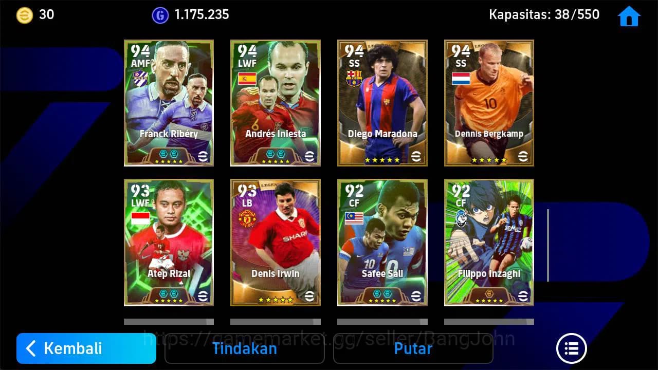 eFootball Accounts power 2660 | bryan robson, Eriksen MU, lee Dixon e image 7