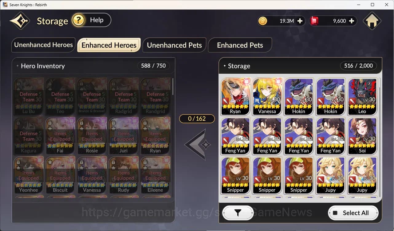 Seven Knights Re:Birth Accounts GLOBAL SEA|Full ex-7k[FaiTC2,RosieTC2,Melia,Juri,G image 16