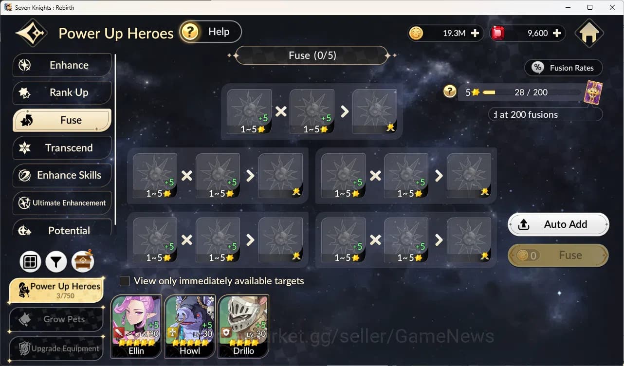 Seven Knights Re:Birth Accounts GLOBAL SEA|Full ex-7k[FaiTC2,RosieTC2,Melia,Juri,G image 17