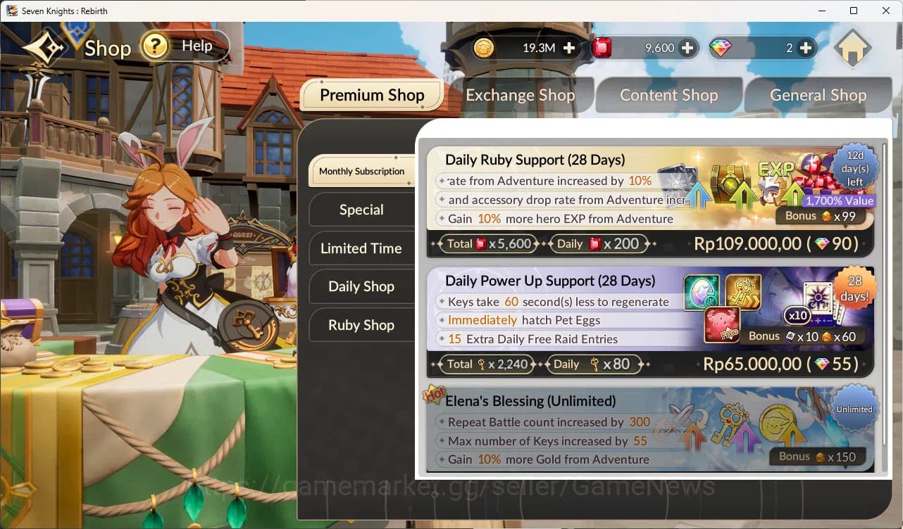 Seven Knights Re:Birth Accounts GLOBAL SEA|Full ex-7k[FaiTC2,RosieTC2,Melia,Juri,G image 5