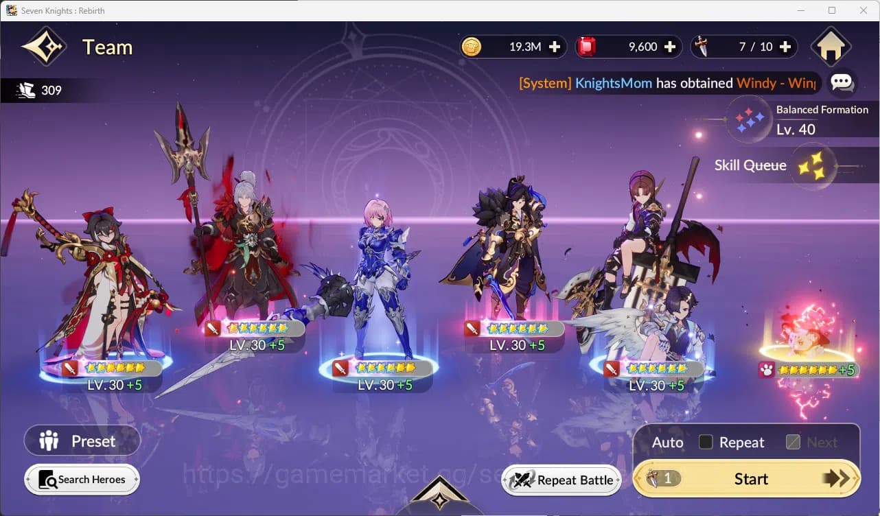 Seven Knights Re:Birth Accounts GLOBAL SEA|Full ex-7k[FaiTC2,RosieTC2,Melia,Juri,G image 6