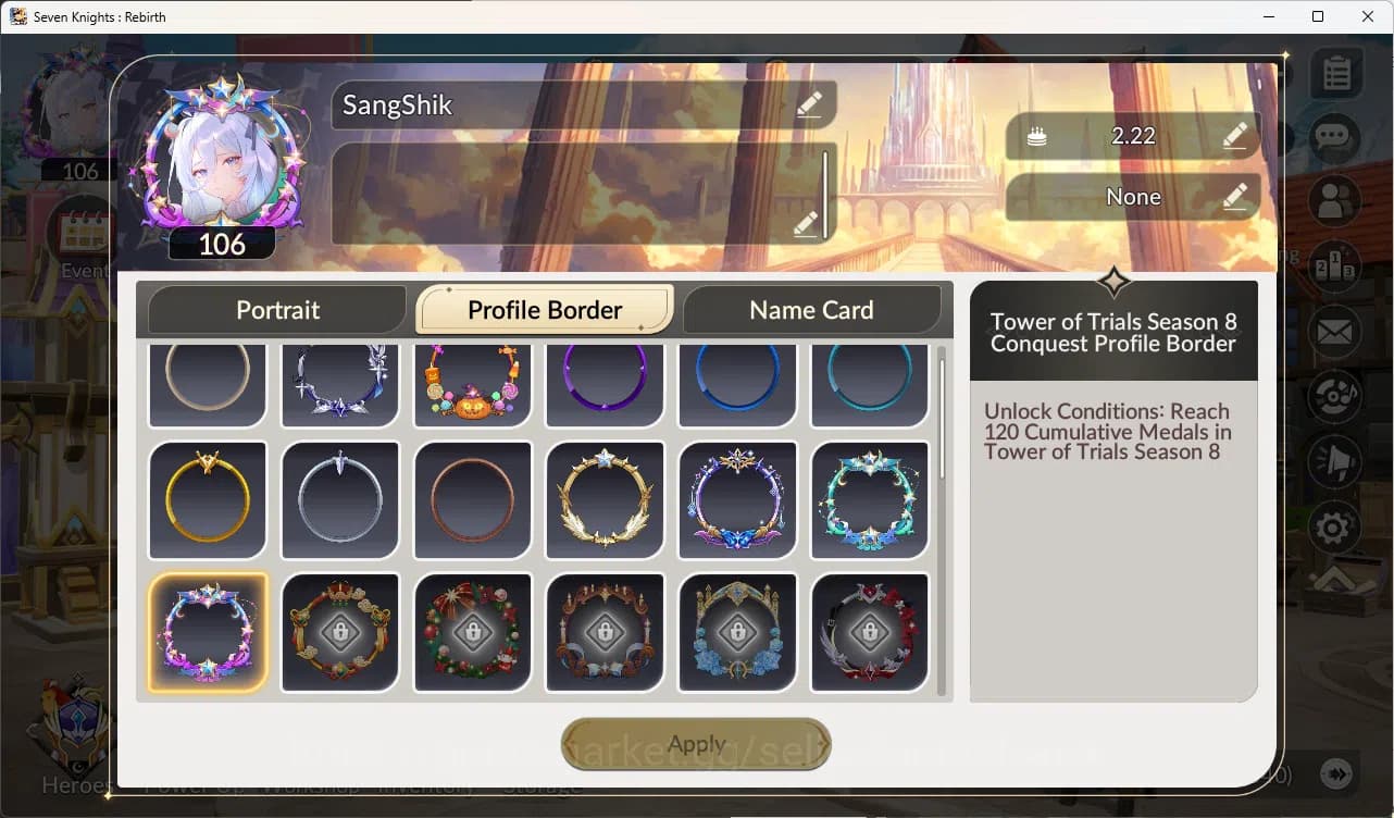 Seven Knights Re:Birth Accounts GLOBAL SEA|Full ex-7k[FaiTC2,RosieTC2,Melia,Juri,G image 9