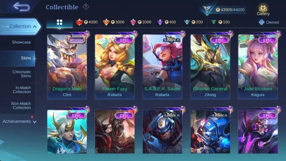 Mobile Legends: Bang Bang Accounts Global|Hero 103 Skin 192|Expert|CC Natalia|KOF Kar image 11
