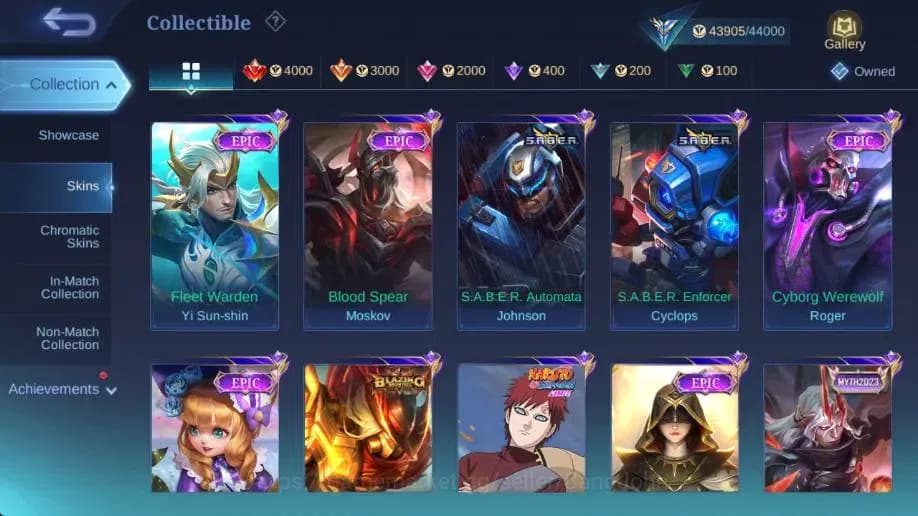 Mobile Legends: Bang Bang Accounts Global|Hero 103 Skin 192|Expert|CC Natalia|KOF Kar image 12