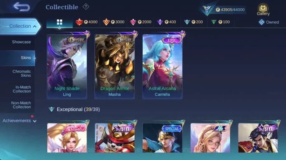 Mobile Legends: Bang Bang Accounts Global|Hero 103 Skin 192|Expert|CC Natalia|KOF Kar image 14