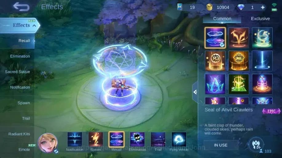 Mobile Legends: Bang Bang Accounts Global|Hero 103 Skin 192|Expert|CC Natalia|KOF Kar image 6