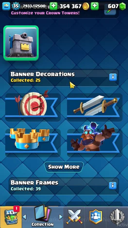 Clash Royale Accounts Lvl 35|Trophy 6292|Limited Skin|KTL 12|Card 117|5 image 18