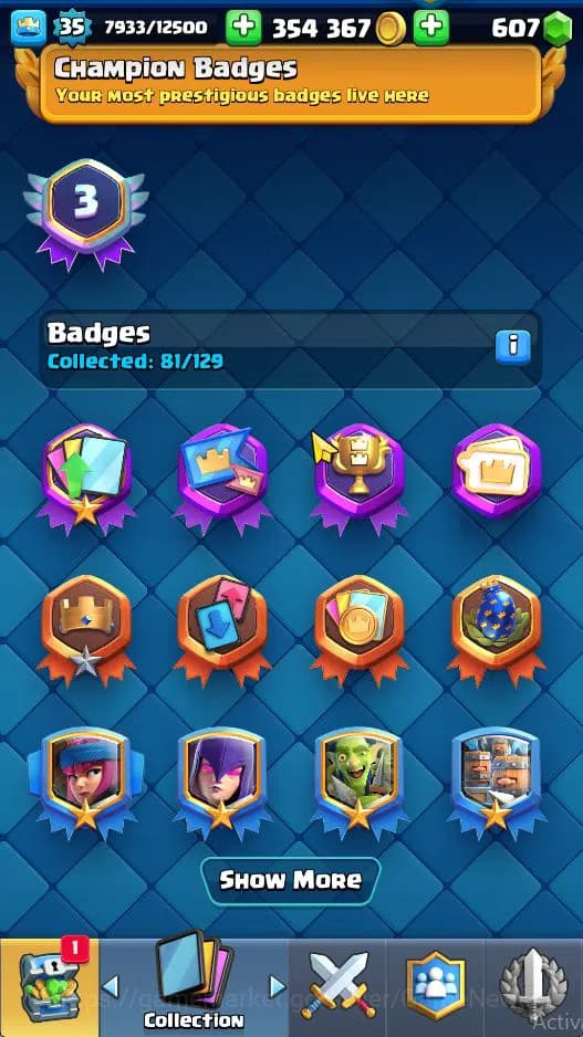 Clash Royale Accounts Lvl 35|Trophy 6292|Limited Skin|KTL 12|Card 117|5 image 19