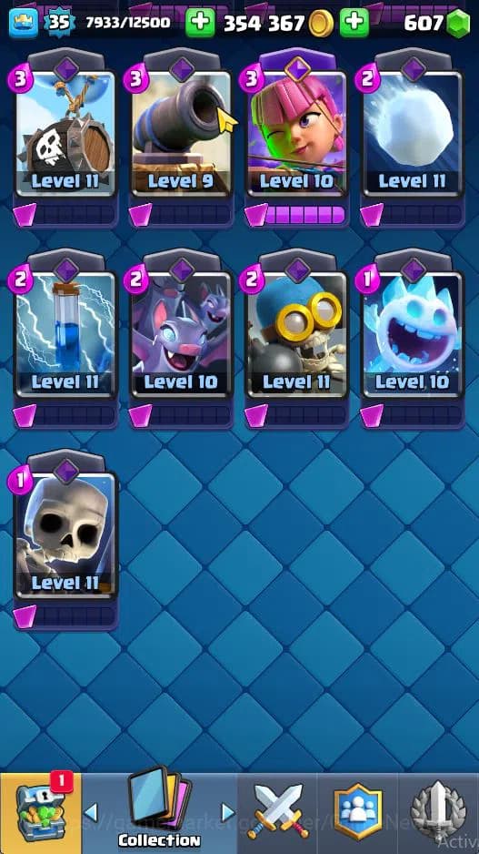 Clash Royale Accounts Lvl 35|Trophy 6292|Limited Skin|KTL 12|Card 117|5 image 6