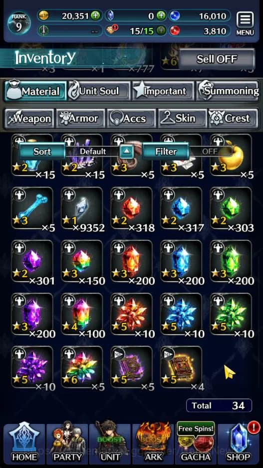 Last Cloudia Accounts GLOBAL|Rank 9|Top Tier Unit [Emperor Lonardo,Arkh image 10