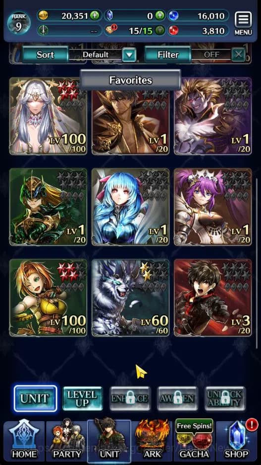 Last Cloudia Accounts GLOBAL|Rank 9|Top Tier Unit [Emperor Lonardo,Arkh image 2