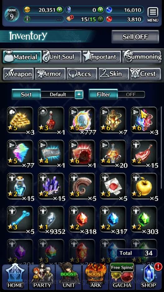 Last Cloudia Accounts GLOBAL|Rank 9|Top Tier Unit [Emperor Lonardo,Arkh image 9