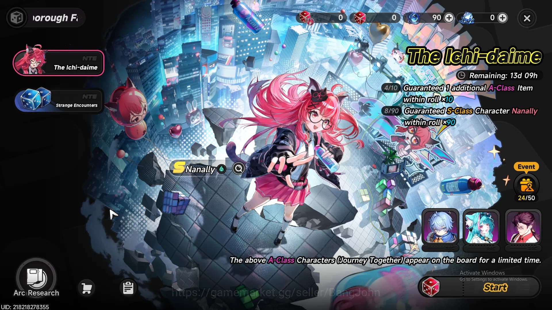 Neverness to Everness Accounts EU | Starter Lv3 | 1 S Char Nanally + 5 A Char | M image 4