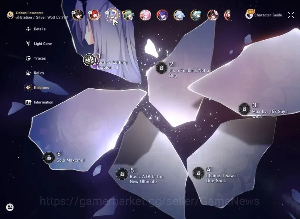 Honkai Star Rail Accounts Asia|TL 68|14 Limited|Anaxa+Sign,SW 999 E1,Ashveil image 5
