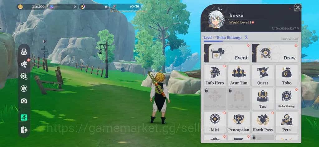 The Seven Deadly Sins: Origin Accounts EUROPE | Fresh Starter Lvl 2 |3 SSR|,Meliodas ,Ela image 1