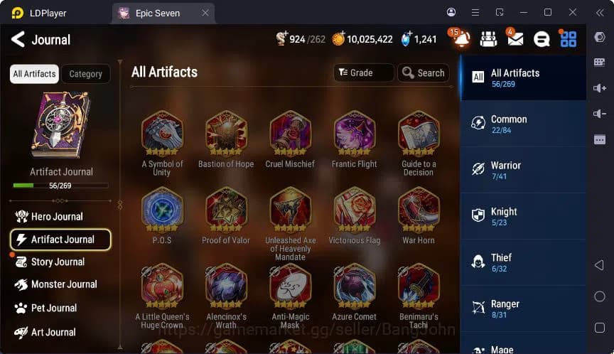 Epic Seven Accounts Global | Taeyou | Ilynav | Astro Elena | Zio | Ang image 11