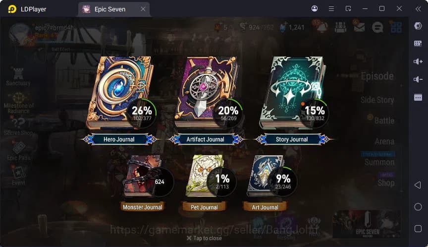 Epic Seven Accounts Global | Taeyou | Ilynav | Astro Elena | Zio | Ang image 13