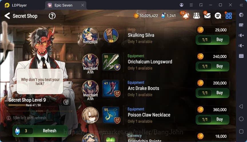 Epic Seven Accounts Global | Taeyou | Ilynav | Astro Elena | Zio | Ang image 4