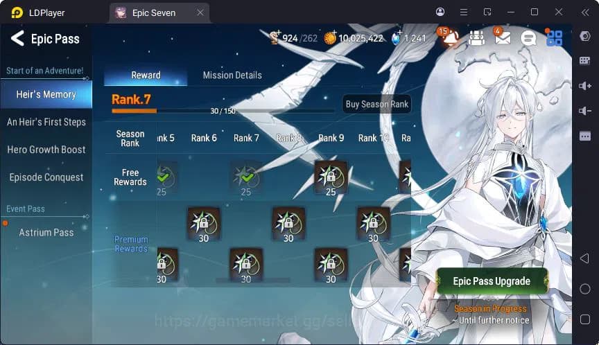 Epic Seven Accounts Global | Taeyou | Ilynav | Astro Elena | Zio | Ang image 5