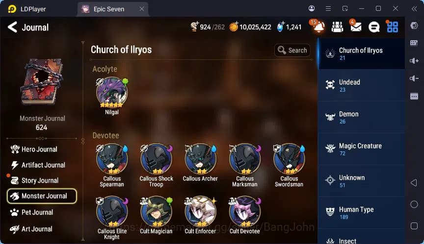 Epic Seven Accounts Global | Taeyou | Ilynav | Astro Elena | Zio | Ang image 9