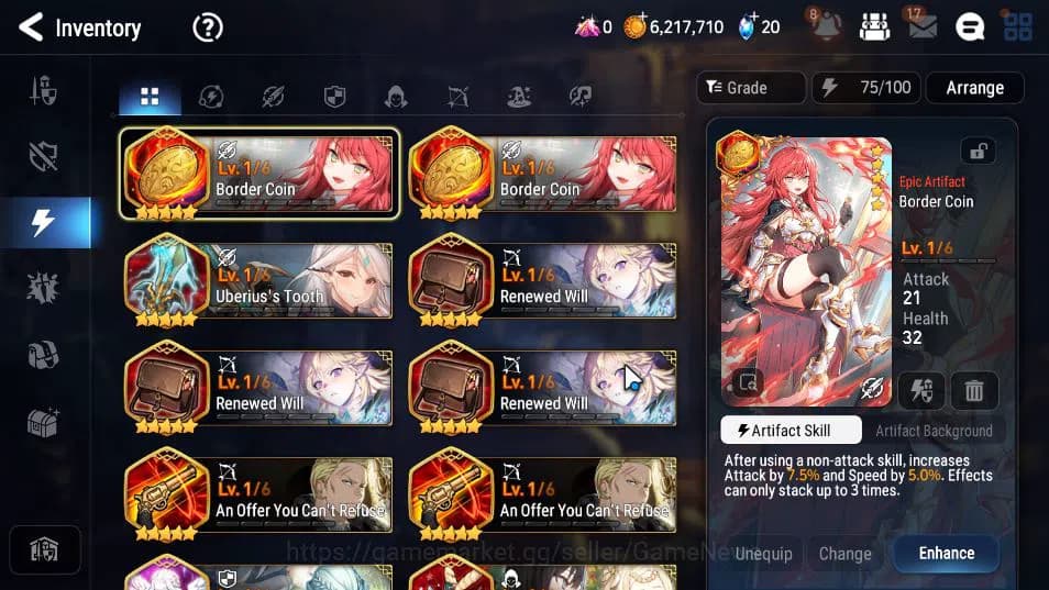 Epic Seven Accounts GLOBAL Unverif |New Era| 2 ML (LOT Scales,LH Cermi image 7