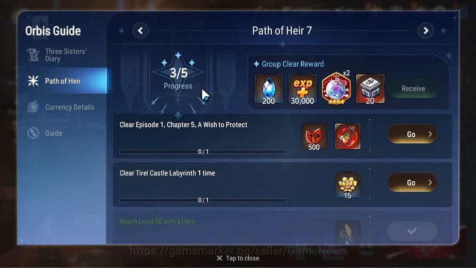 Epic Seven Accounts GLOBAL Unverif| Starter +1 ML (Urban Shadow Choux) image 3