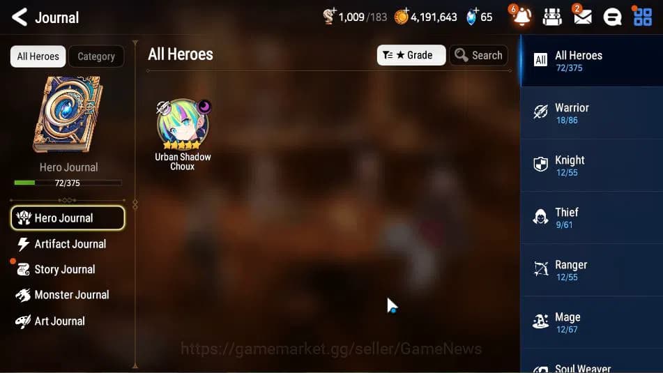 Epic Seven Accounts GLOBAL Unverif| Starter +1 ML (Urban Shadow Choux) image 4