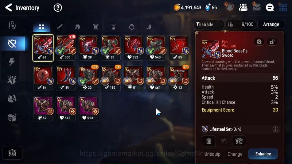 Epic Seven Accounts GLOBAL Unverif| Starter +1 ML (Urban Shadow Choux) image 9
